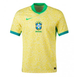Fotbalové Dres Brazílie Domácí Oblečení Copa America 2024 Krátký Rukáv